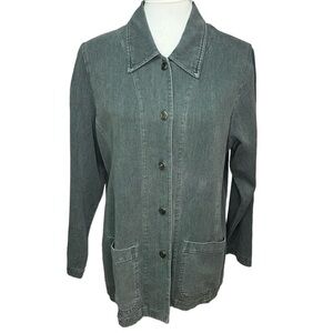 Nanette Keller Twill Jacket Army Green